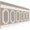 Ekena Millwork 94 1/2"L (Adjustable 36"H to 40"H) Ashford Scalloped Panel Traditional Wainscot Paneling Kit WPKUSC031P036 - alternate 5